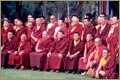 仁波切與噶舉上師在藏傳佛教總會議期間的合影