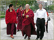 Khenchen Rinpoche and Disciples in Taiwan