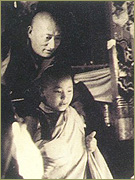 Khenchen Rinpoche and young  Rinpoche