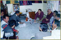 Rinpoche with lay community in Nepal