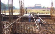 Construction site of Lumbini Udyana Mahachaitya