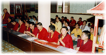 Sankhu in prayer